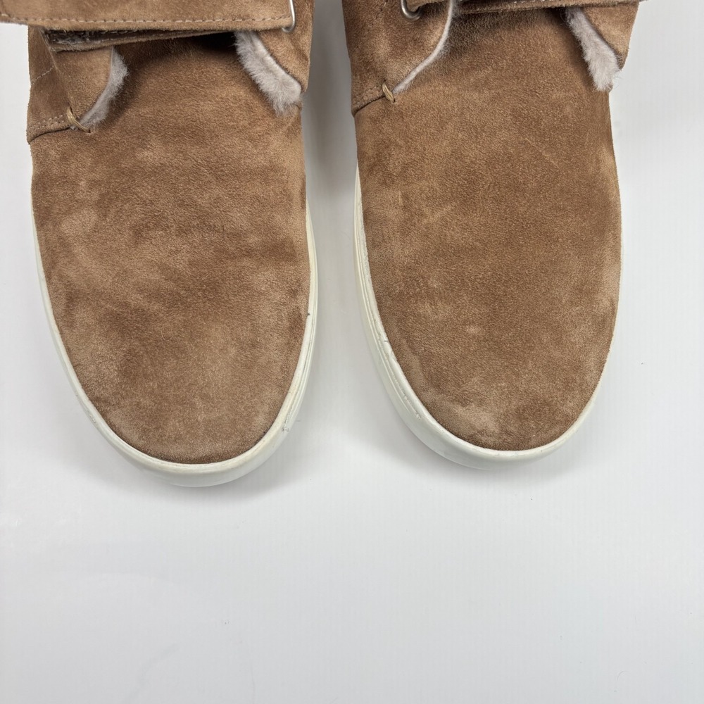 Rag & Bone Kent Desert Shearling Women's 9/39 Brown Suede ‎ Sneaker Booties - Picture 2 of 16